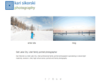Tablet Screenshot of karisikorskiphotography.com